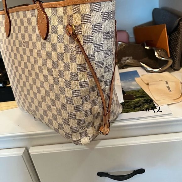 Neverfull MM Damier Azur - Picture 5 of 10